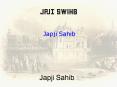 Japji Sahib PowerPoint PPT Presentation