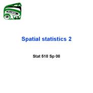 Spatial statistics 2