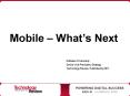 Mobile Whats Next PowerPoint PPT Presentation