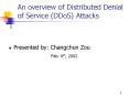 An overview of Distributed Denial of Service DDoS Attacks PowerPoint PPT Presentation