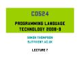 CO524 Programming Language Technology 20089 PowerPoint PPT Presentation