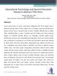 Educational Psychology and Special Education Research Abstract Title Here. PowerPoint PPT Presentation