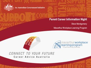 Parent Career Information Night