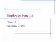 Employee Benefits PowerPoint PPT Presentation
