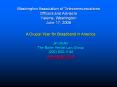 Washington Association of Telecommunications Officers and Advisers Yakima, Washington June 17, 2008 PowerPoint PPT Presentation