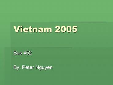 Vietnam 2005