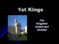 1st Kings PowerPoint PPT Presentation