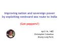 Improving nation and sovereign power by exploiting westward sea route to India Got peppers PowerPoint PPT Presentation