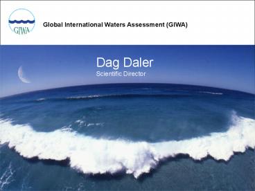 Global International Waters Assessment (GIWA)