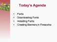 Todays Agenda PowerPoint PPT Presentation