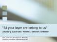 All your layer are belong to us PowerPoint PPT Presentation