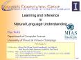 Learning and Inference in Natural Language Understanding PowerPoint PPT Presentation