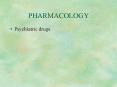 PHARMACOLOGY PowerPoint PPT Presentation
