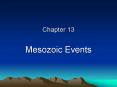 Mesozoic Events PowerPoint PPT Presentation