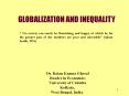 GLOBALIZATION AND INEQUALITY PowerPoint PPT Presentation
