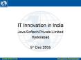 IT Innovation in India PowerPoint PPT Presentation