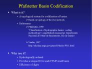 Pfafstetter Basin Codification