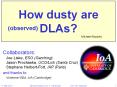 How dusty are DLAs PowerPoint PPT Presentation