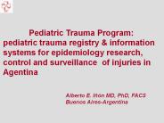 Pediatric Trauma Program: