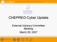 CHEPREO Cyber Update PowerPoint PPT Presentation