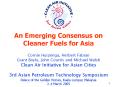 An Emerging Consensus on Cleaner Fuels for Asia PowerPoint PPT Presentation
