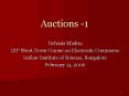 Auctions -1 PowerPoint PPT Presentation