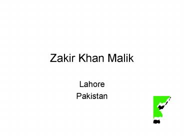 Zakir Khan Malik