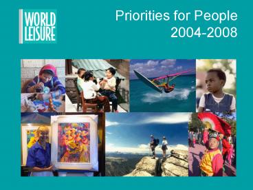 Priorities for People 20042008