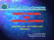 SANITARY AND PHYTOSANITARY MESURES