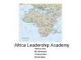 Africa Leadership Academy PowerPoint PPT Presentation
