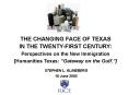 THE CHANGING FACE OF TEXAS PowerPoint PPT Presentation