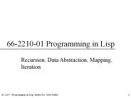 66-2210-01 Programming in Lisp
