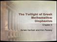 The Twilight of Greek Mathematics: Diophantus PowerPoint PPT Presentation