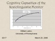 Cognitive Capacities of the Sociolinguistic Monitor