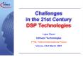 Challenges in the 21st Century DSP Technologies PowerPoint PPT Presentation