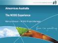 Airservices Australia The NOSS Experience Marcus Knauer NOSS Project Manager PowerPoint PPT Presentation
