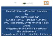 Presentation on Research Proposal