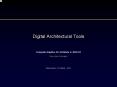 Digital Architectural Tools PowerPoint PPT Presentation