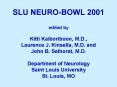SLU NEUROBOWL 2001 PowerPoint PPT Presentation