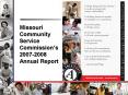 Missouri Community Service Commissions 20072008 Annual Report PowerPoint PPT Presentation