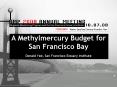 A Methylmercury Budget for San Francisco Bay PowerPoint PPT Presentation