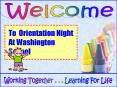 To Orientation Night At Washington School PowerPoint PPT Presentation