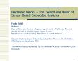Electronic Blocks The Wood and Nails of SensorBased Embedded Systems PowerPoint PPT Presentation