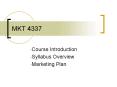 MKT 4337 PowerPoint PPT Presentation