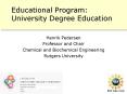 Educational Program: University Degree Education PowerPoint PPT Presentation