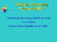Newborn Screening Program (NBS) PowerPoint PPT Presentation