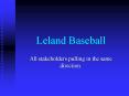 Leland Baseball PowerPoint PPT Presentation