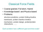 Classical Force Fields