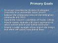 Primary Goals PowerPoint PPT Presentation