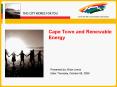 Cape Town and Renewable Energy PowerPoint PPT Presentation